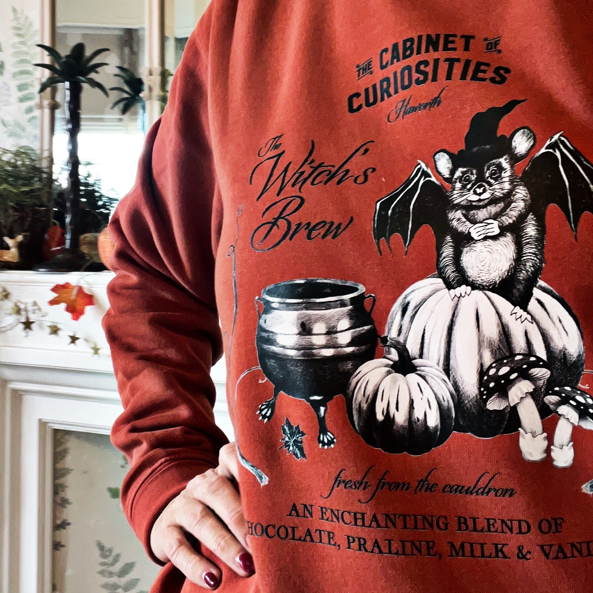 Witch's Brew Crewneck Sweatshirt - Amber