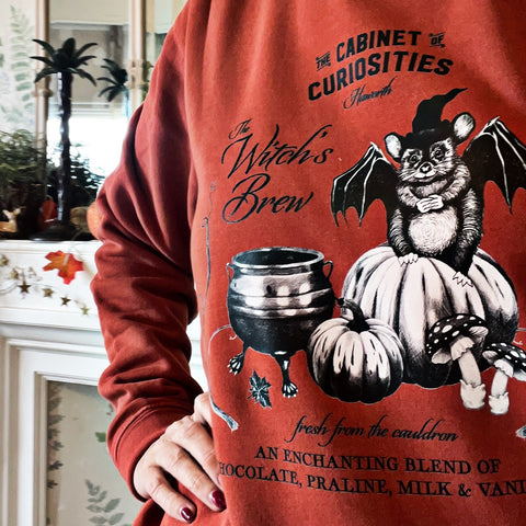 Witch's Brew Crewneck Sweatshirt - Amber