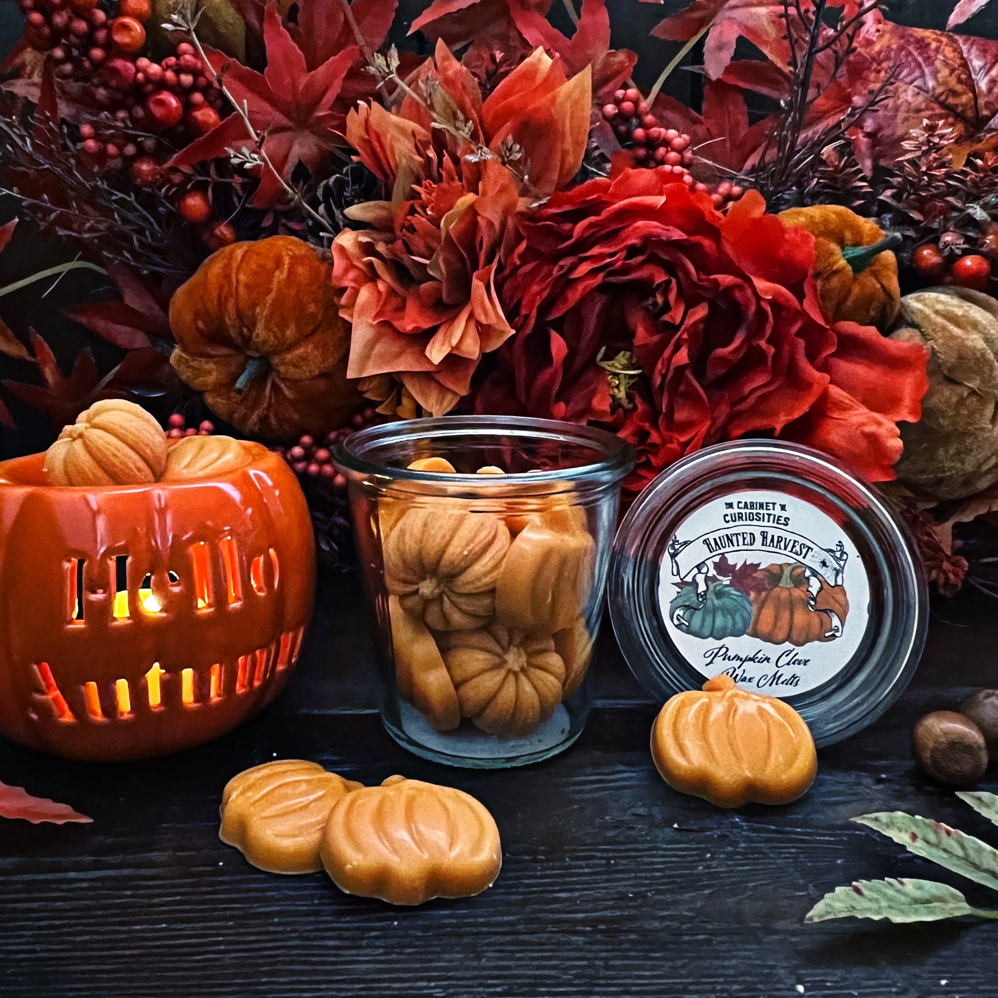 NEW Haunted Harvest Wax Melts Jar - Pumpkin Clove