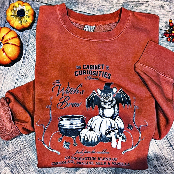 Witch's Brew Crewneck Sweatshirt - Amber