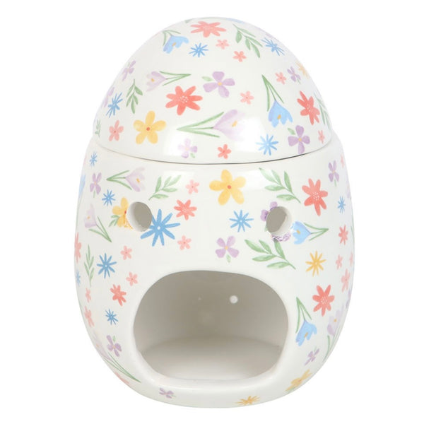 Floral Print Egg Fragrance Burner