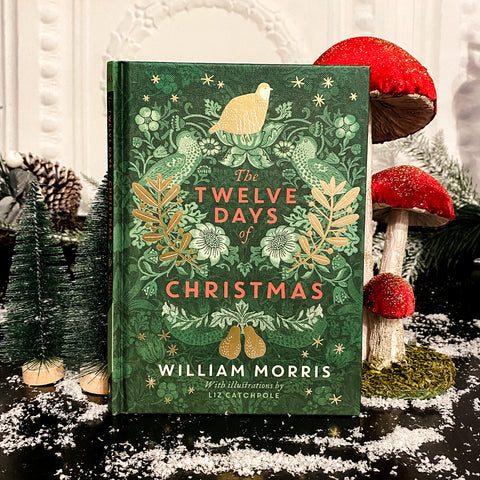 William Morris Twelve Days of Christmas Book Green