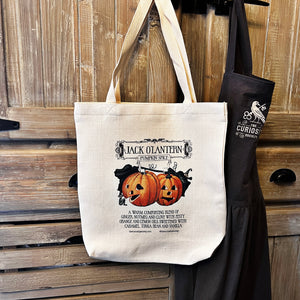 Jack O’Lantern Pumpkin Canvas Bag